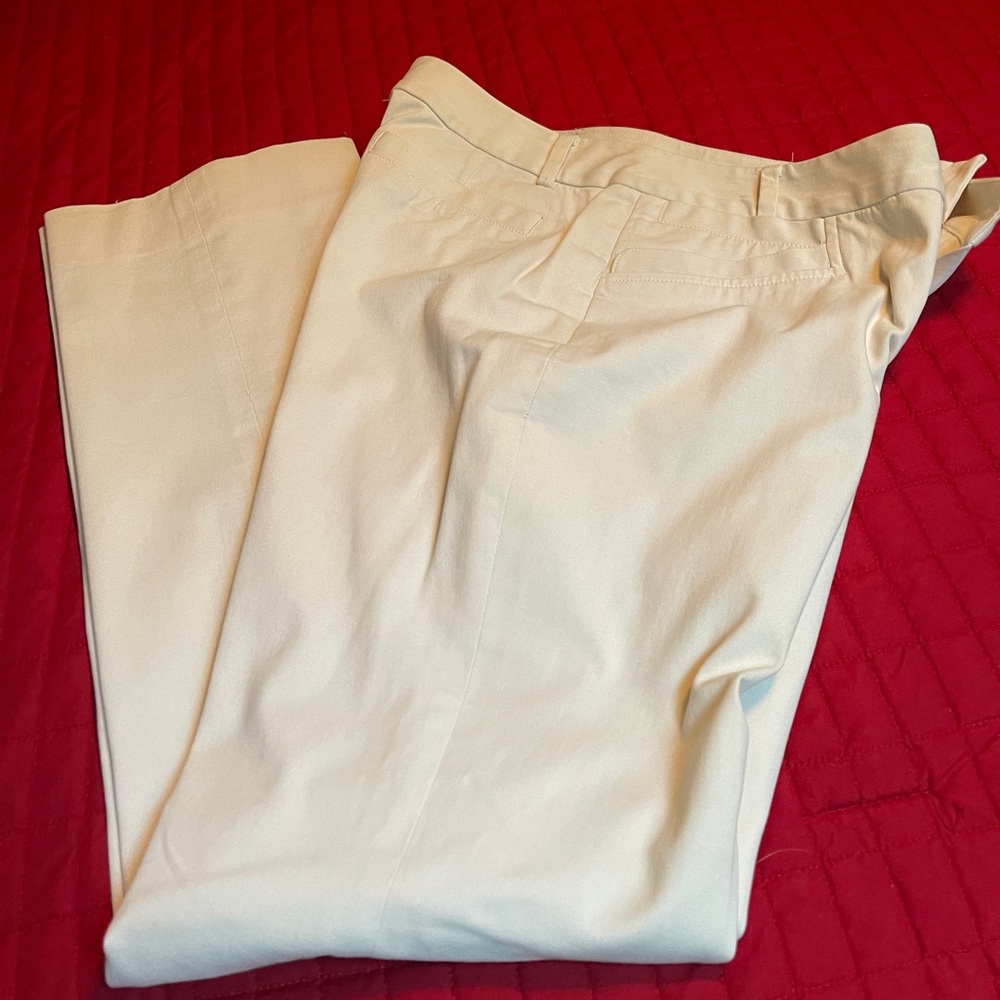 Etcetera size 10 in cream pants